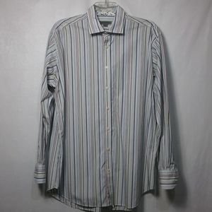 Johnston & Murphy men's dress long sleeve shirt size XXL